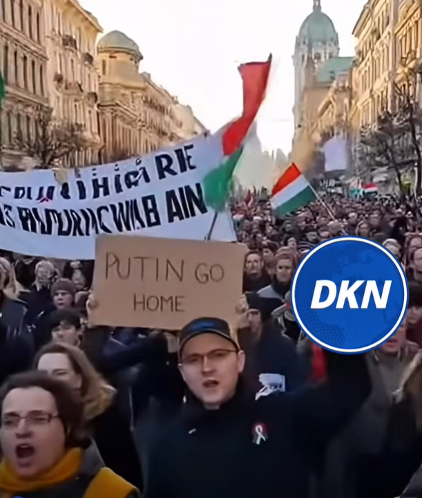 Biểu tình ở Budapest Hungary đòi tự do, dân chủ, đòi Nga rút lui