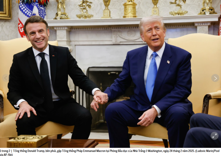 Ông Trump và ông Macron sẽ gặp nhau trong bữa ăn tối tại điện Versailles sau hội nghị thượng đỉnh G7 ở Pháp