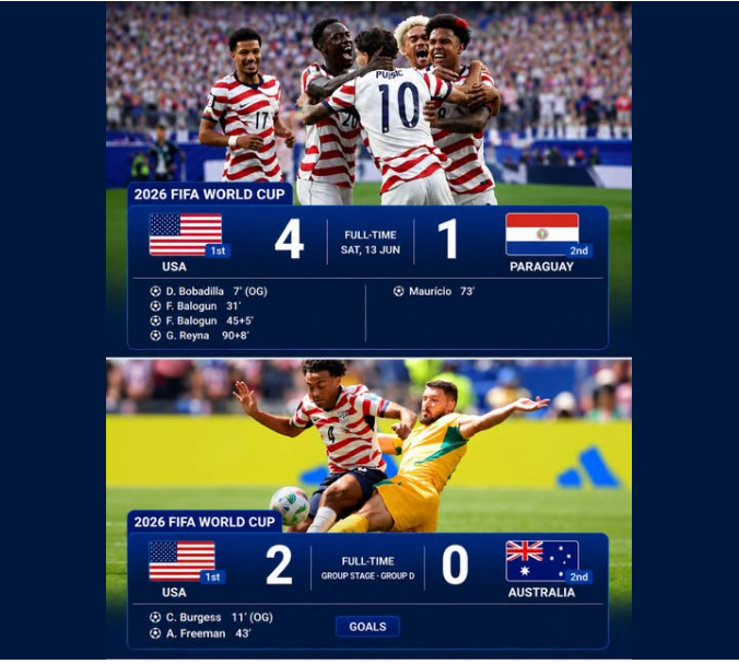 Sự chào đón nồng nhiệt tại World Cup đang khiến nước Mỹ chiếm được cảm tình của người hâm mộ.